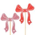 Floristik24 Decorative Bow Flower Picks 32cm 12pcs
