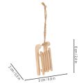 Decorative sled for hanging on Christmas tree, 6cm, 6 pieces | Floristik24.ie