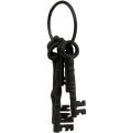 Floristik24 Keychain with metal ring brown 7cm - 15.5cm