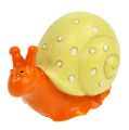 Floristik24 Snails with glue dot orange, yellow 6cm 12pcs