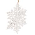 Floristik24 Large decorative snowflake, hanging decoration, 30cm