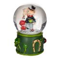 Lucky charm snow globe with chimney sweep figure, 4cm, 3 pieces | Floristik24.ie