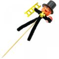 Floristik24 Chimney sweep lucky charm New Year&#39;s Eve decoration L19cm 12 pieces