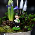 Floristik24 Chimney sweep with clover, plug for New Year&#39;s Eve, lucky charm, St Patricks Day L27cm 4pcs