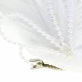 Floristik24 Christmas tree decorations swan with crown and feather 14cm