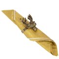 Metal napkin ring with deer