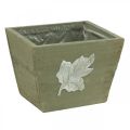 Floristik24 Plant box wood shabby chic wooden box gray 11×14.5×14cm