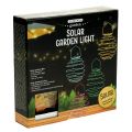 Floristik24 Solar garden light yellow 22cm with 25LEDs warm white