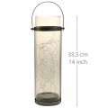 Floristik24 Garden lamp, solar lantern, light tube for decoration LED warm white H35cm