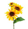 Floristik24 Sunflower artificial flowers Ø9cm yellow L24cm 4pcs