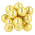 Mini Christmas baubles on wire, mirrored berries, glossy, 20mm, 140 pieces | Floristik24.ie
