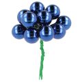 Floristik24 Mini Christmas baubles on wire, mirrored berries, 20mm, 140 pieces