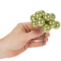 Mini Christmas baubles on wire, colorful mirrored berries, 25mm, 140 pieces | Floristik24.ie