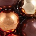Mirror Berries Christmas Baubles Gold Brown Ø40mm 32 pcs | Floristik24.ie