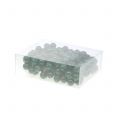 Mirror berries dark green Ø2cm 144 pcs | Floristik24.ie