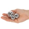Decorative mirror balls, party decoration element, silver, 2-4cm, 50 pieces | Floristik24.ie