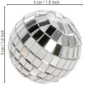 Decorative mirror balls, party decoration element, silver, 2-4cm, 50 pieces | Floristik24.ie