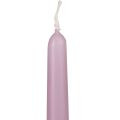 Taper Candles Wenzel Candles Lilac 250/23mm 12 Pcs | Floristik24.ie