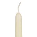 Floristik24 Tapered candles, stick candles, white ivory, 250/23 mm, 12 pieces