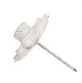 Taper candle holder for sticking Ø7cm cream 4pcs | Floristik24.ie