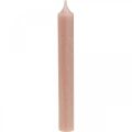 Floristik24 Pink taper candles, boho style, Ø21/170mm, 6 pieces