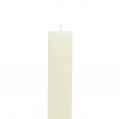 Floristik24 Stick candles colored cream 34mm x 240mm 4pcs