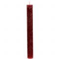 Floristik24 Candles solid colored dark red 34mm x 300mm 4pcs