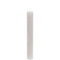 Floristik24 Taper Candles Solid Colored Gray 34mm x 240mm 4 Pcs