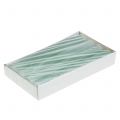 Taper Candles Solid Colored Light Green 34mm x 240mm 4 Pcs | Floristik24.ie