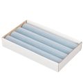 Blue taper candle for