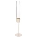 Floristik24 Candle holder with glass cylinder on metal base 50cm