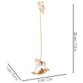 Christmas tree candle holder rocking horse 20cm 3pcs | Floristik24.ie