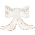 Vintage bow candle holder, 12cm | Floristik24.ie