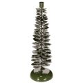 Floristik24 Candlestick in Christmas tree design, green metal, 45cm