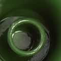 Taper candle holder cup candle holder dark green H6cm 6pcs | Floristik24.ie