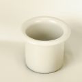 Taper candle holder for 4 candles, candle bowl, grey metal, Ø30cm | Floristik24.ie