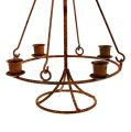 Floristik24 Stand with tree candle holders brown Ø16cm H27cm