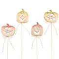 Floristik24 Decorative pumpkin with face Halloween decoration, 31cm, 12 pieces