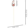 Decorative Santa Claus stakes for floral arrangements and potted plants, 31cm, 12 pieces | Floristik24.ie