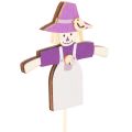Wooden Scarecrow Decorations, Assorted Colors, 30cm, 12 Pieces | Floristik24.ie