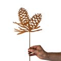 Metal pine cone decoration, pine cone motif, 96cm | Floristik24.ie