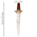 Decorative garden gnome figure for plant pots, 16cm, 2 pieces | Floristik24.ie