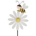 Floristik24 Spring decoration flower plug bee decoration 11×7.5cm 6pcs