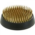 Floristik24 Stick hedgehog Kenzan round flower hedgehog silver brass Ø60mm