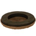 Floral foam ring with base