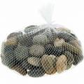 River Pebbles Natural Light and Dark 2-3cm 1kg | Floristik24.ie