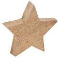 Wooden star decoration set for