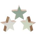 Floristik24 Decorative Star Figurine, Tabletop Decoration, 10cm, 3 Pieces