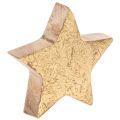 Floristik24 Shiny decorative stars for table decoration, 5cm, 9 pieces