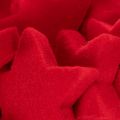 Small decorative star, flocked scatter decoration, 5cm, 40 pieces | Floristik24.ie